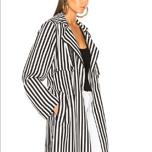 RTA “KARINA” 100% SILK DUSTER TRENCH COAT, SZ XS